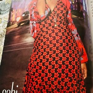 CABI women’s ’Flip Dress’ NEVER WORN & reversible 94% Nylon & 6% spandex